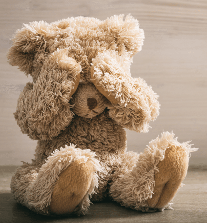 Bamse holder sig for øjnene - skilsmisse rådgivning