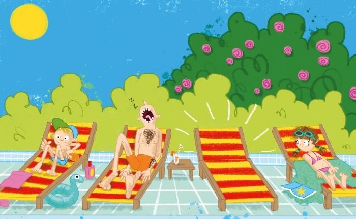 Skilsmisseboern ferie